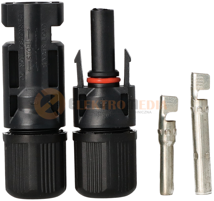 Złącze PV MC4 Wtyk + gniazdo 4-6mm2